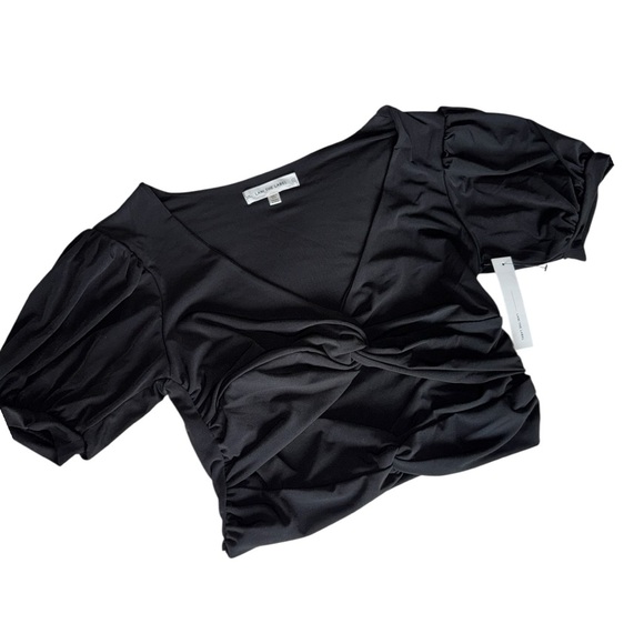 Lani The Label Twisted Front Top Size Medium NWT Bloomingdale’s Exclusive - Picture 4 of 5